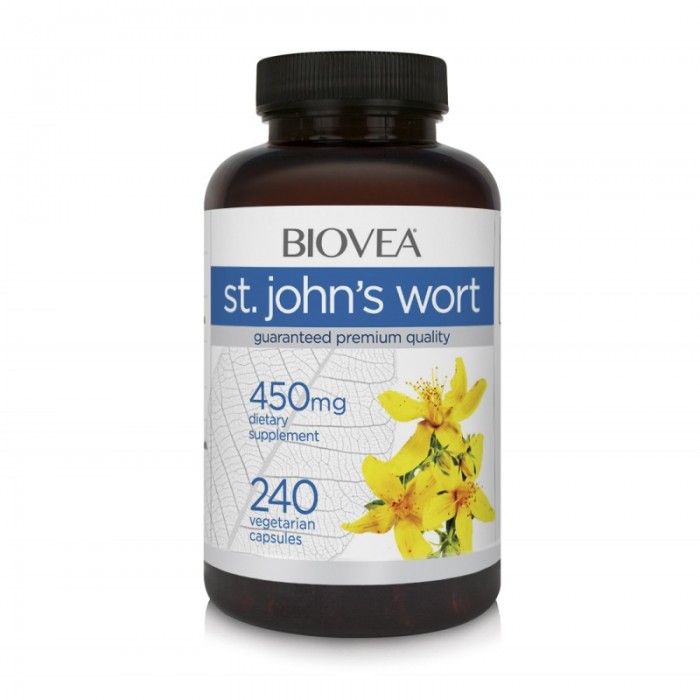 Biovea St. John`s Wort 450mg - Жълт Кантарион